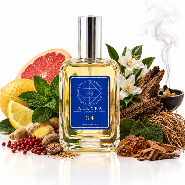 REF. 34 - perfume equivalente Amaderada · Aromática | Alkyra Esencia