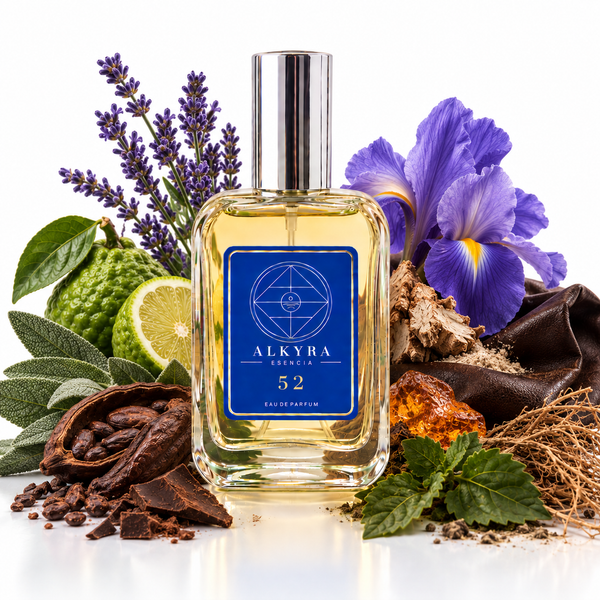 REF. 52 - perfume equivalente Almizcle · Amaderada · Floral | Alkyra Esencia