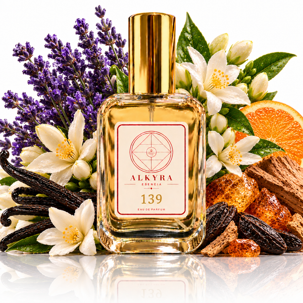 REF. 139 - perfume equivalente Ámbar · Fougère | Alkyra Esencia