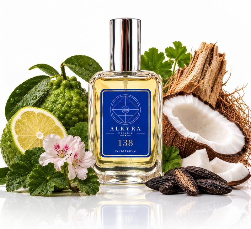 Perfume equivalente a Le Beau Jean Paul Gaultier (amaderada) - REF. 138 | Alkyra Esencia
