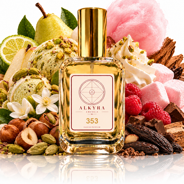 REF. 353 - perfume equivalente Floral · Frutal · Gourmand | Alkyra Esencia