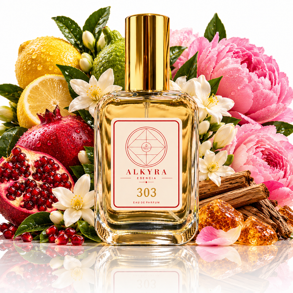Perfume equivalente a Eros Femme Versace (almizcle) - REF. 303 | Alkyra Esencia
