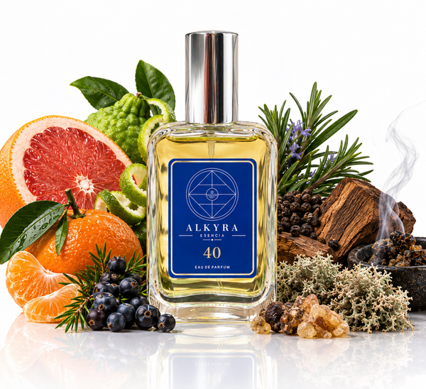 REF. 40 - perfume equivalente Cítrica · Aromática | Alkyra Esencia